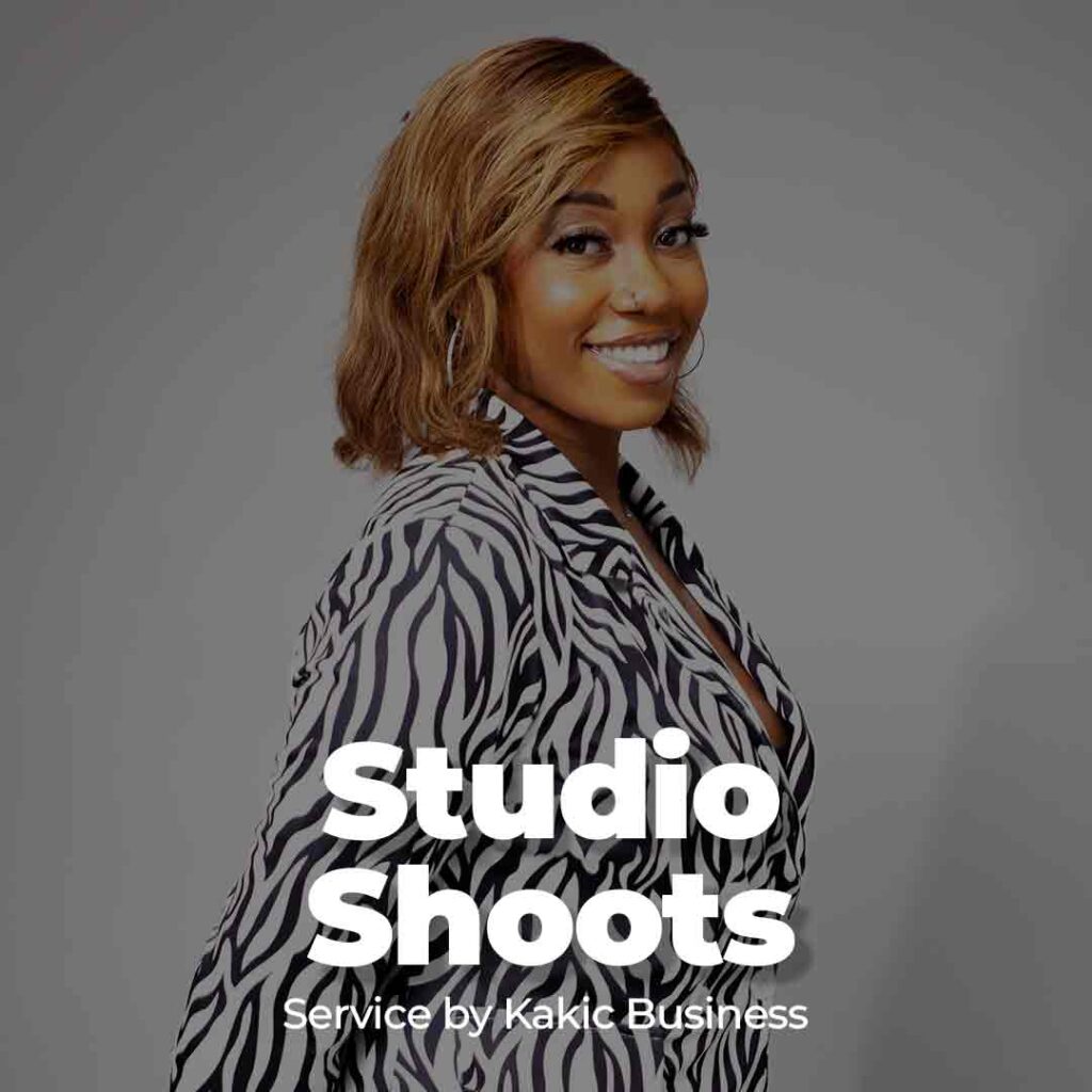 Professional studio photography in Zimbabwe. Kakic Business provides high-resolution corporate headshots, fashion editorials, and commercial product photography in a controlled studio setting.