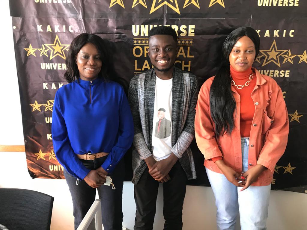 (Left): BBC News Reporter, Shingai Nyoka, (Center) Kudakwashe Maxwell (Right) Rufaro Tafa