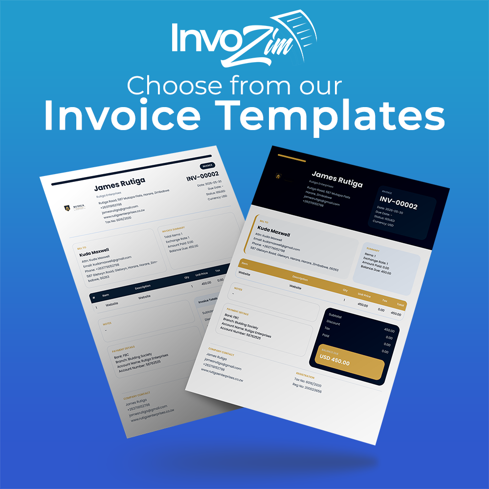Customise Invoice 5